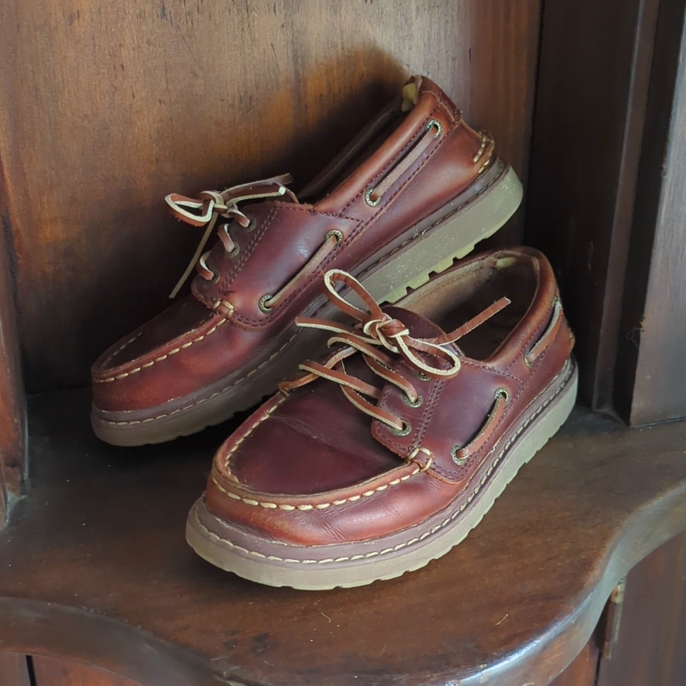 Sperry Topsiders Leather Kids Loafers